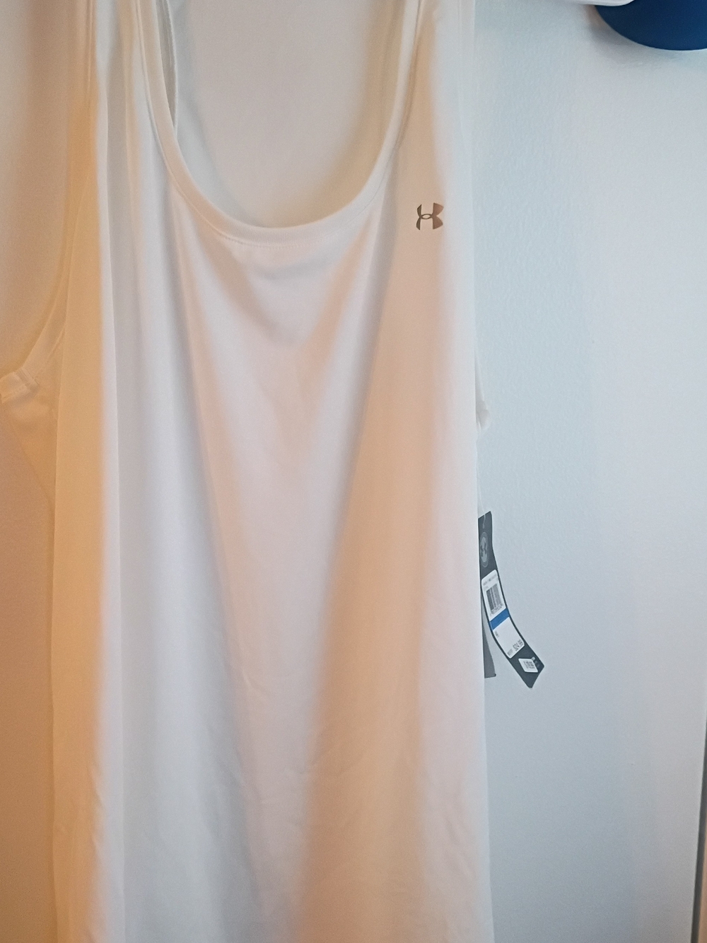 Under Armour White Athletic Tank Top